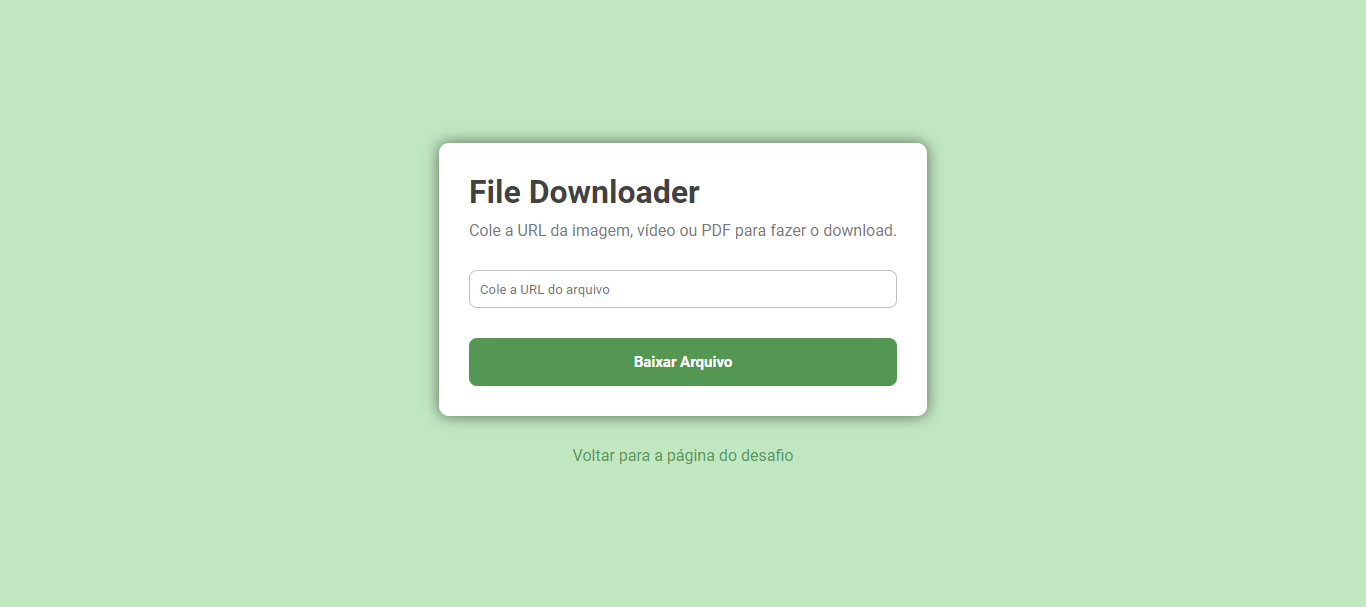 Dia 17: File Downloader