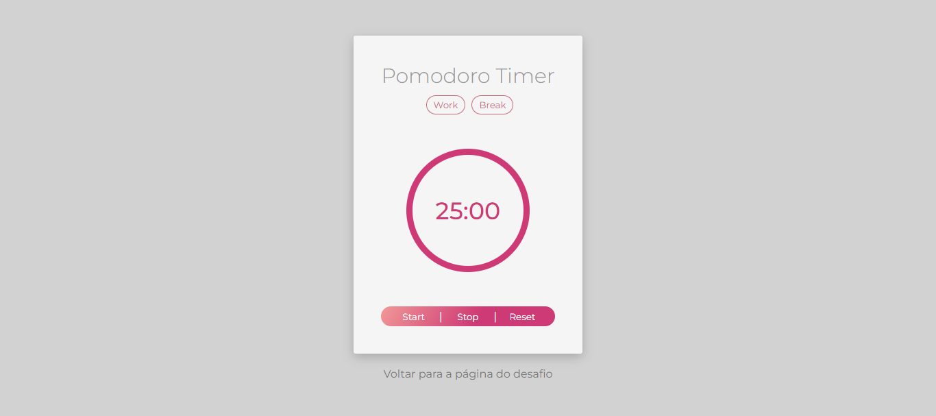 Dia 6: Pomodoro Timer